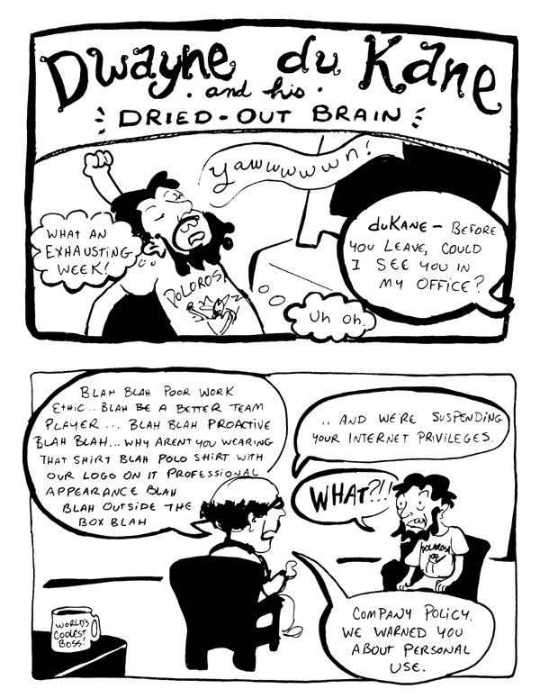Dwayne duKane and his Dried-Out Brain (Page 1)
