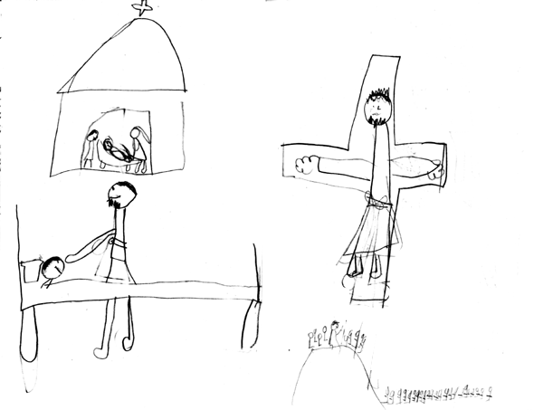 even then I liked drawing happy people.